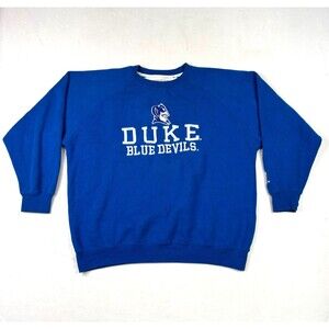 Vintage Duke Blue Devils Men’s Crewneck Sweatshirt Size Large Embroidered